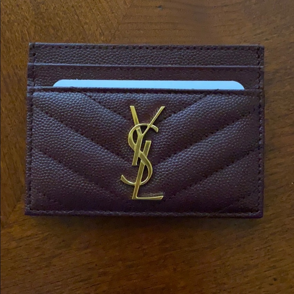 Saint Laurent card case